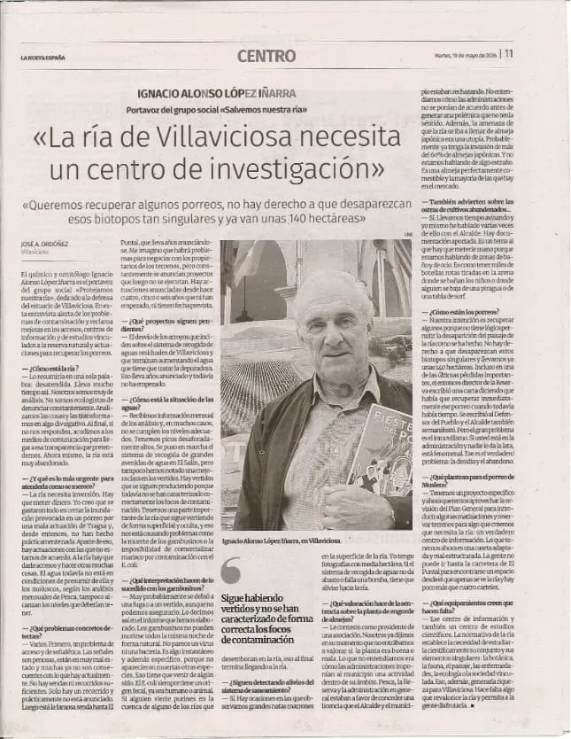 La ría de Villaviciosa necesita un centro de investigación